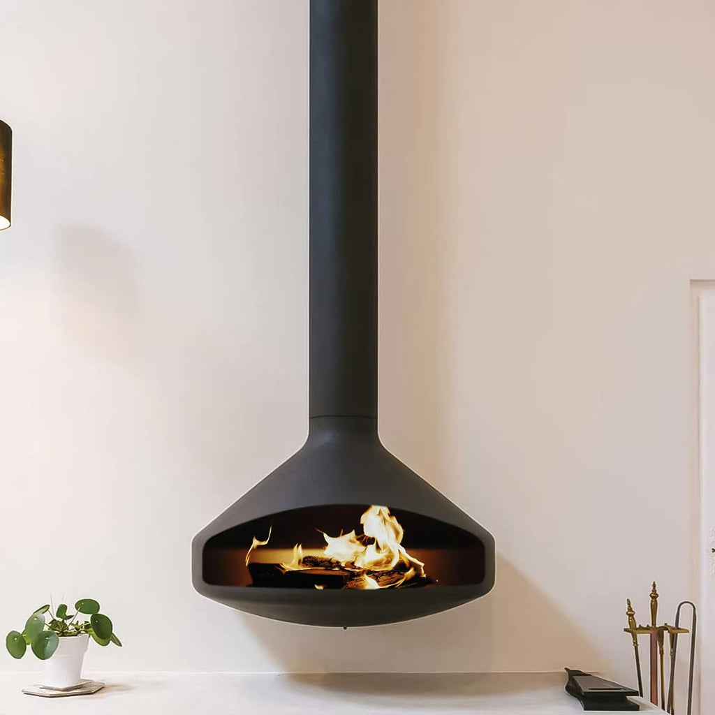 Suspended Wood or Propane, Ethanol Burning Fireplace