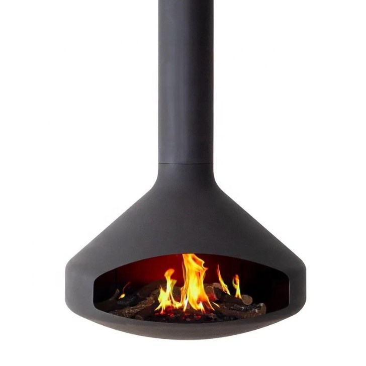 Suspended Wood or Propane, Ethanol Burning Fireplace